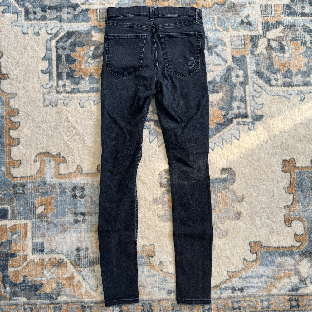 TopShop Moto Distressed Jamie Jeans 28 W 34 L - Picture 2 of 3
